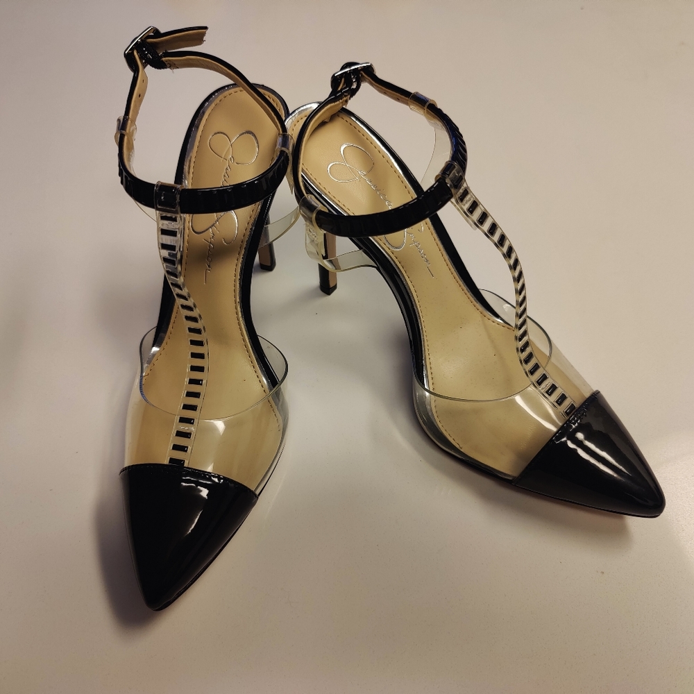 Hot t-strap stilettos by Jessica Simpson